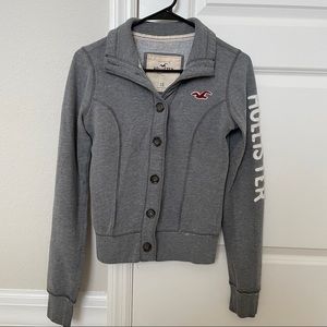 Hollister Button Up Sweatshirt